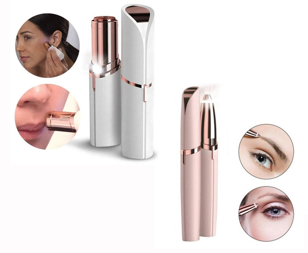 PACHET Epilator sprancene + Epilator facial fara durere