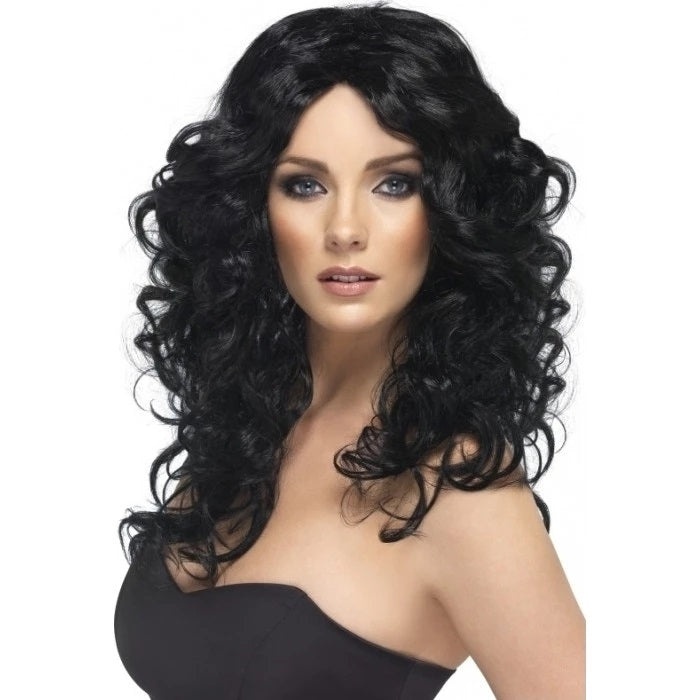 Peruca Glamour cu bucle - Par ondulat, Blond și Brunet, Variante de Culoare și Lungime