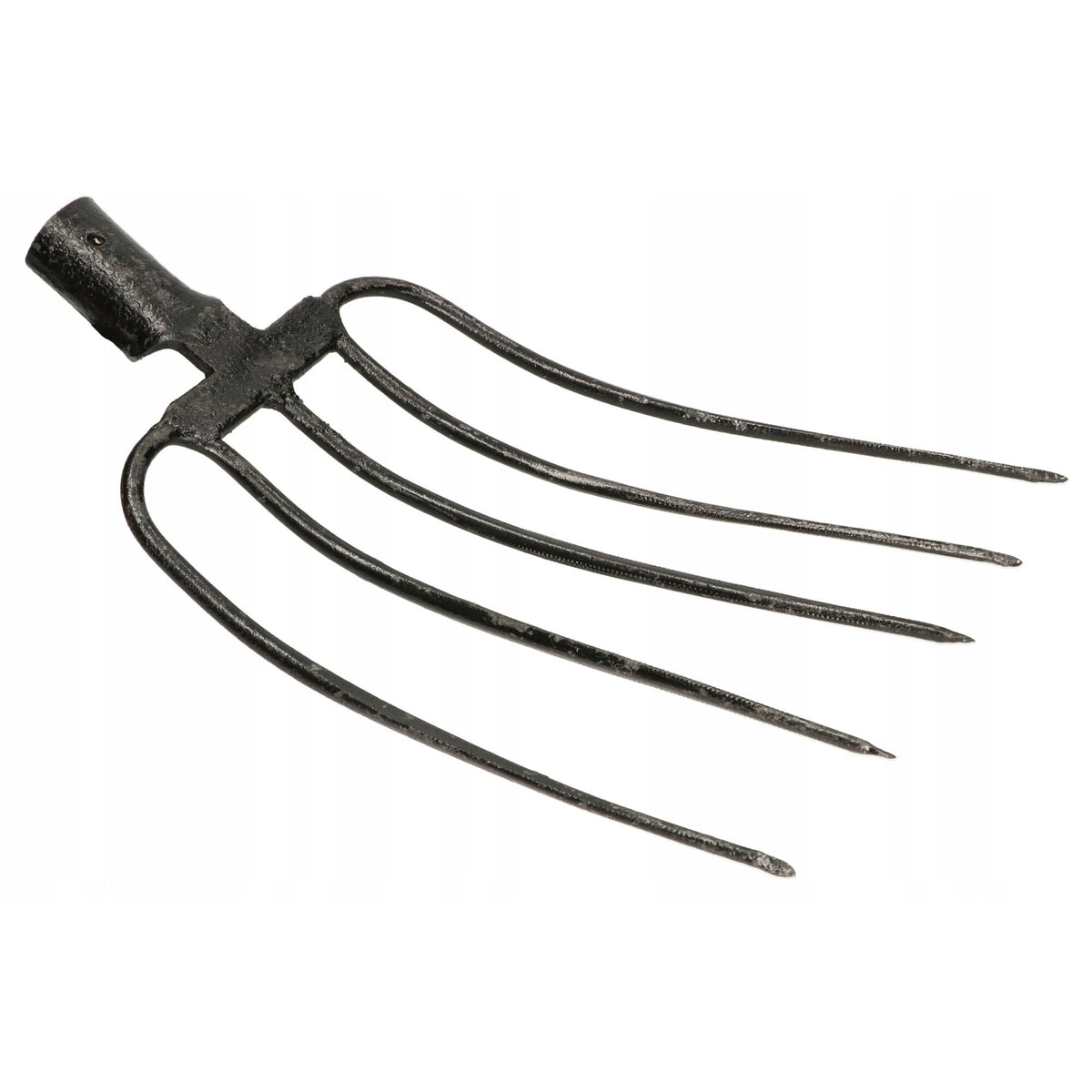 Furcă cu 5 Coarne din Metal Rezistent, pentru Grădină, Fân și Gunoi de Grajd