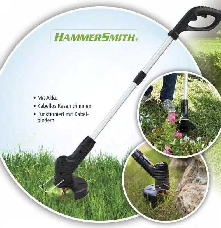 Aparat de tuns iarba pe margini cu acumulator Trimmer Hammersmith - Lichidare Stoc