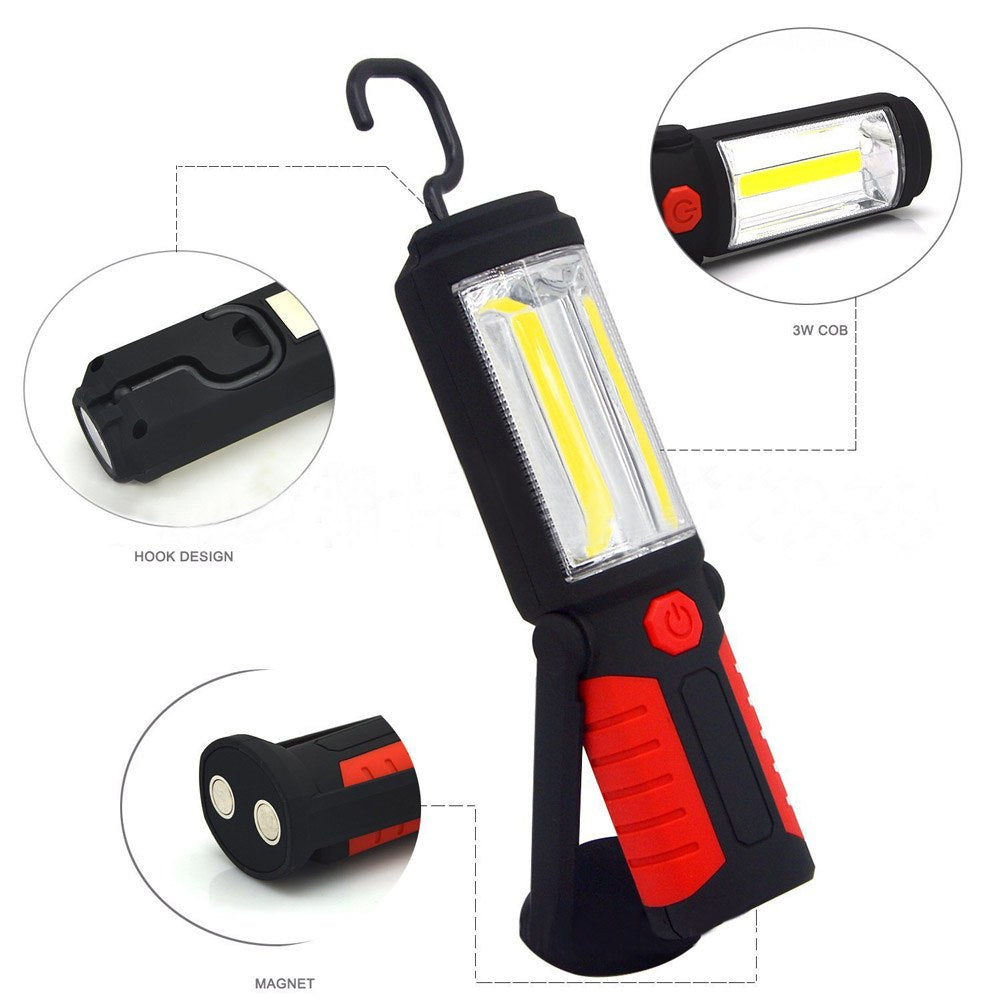 Lanterna iluminare dubla 3w COB LED cu prindere magnetica