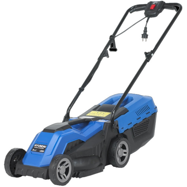 Masina electrica de tuns iarba/gazon HYUNDAI, cu maner pliabil si cos colector, 1200w