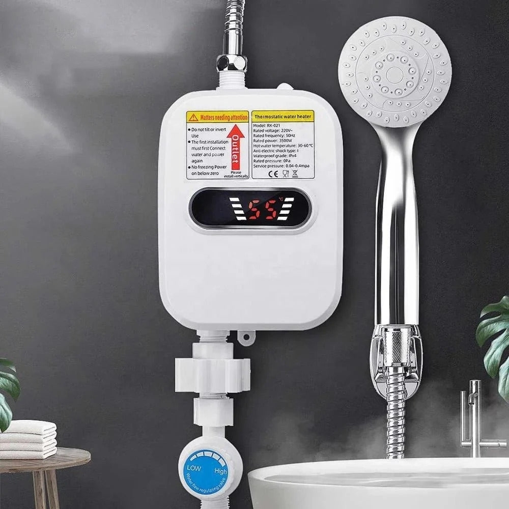 Boiler Electric Putere 3.5 kW cu Sistem de Dus 3 litri/minut