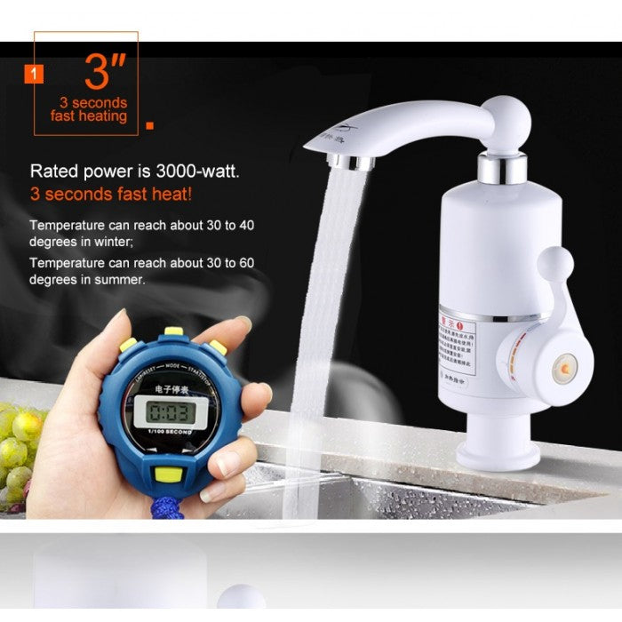 Robinet Electric: Apa calda de la robinet in doar 5 secunde