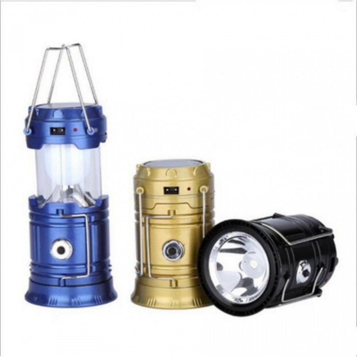 Felinar solar LED reincarcabil - foarte simplu de utilizat, fiind ideal pentru a fi folosit in vacante, camping, pescuit