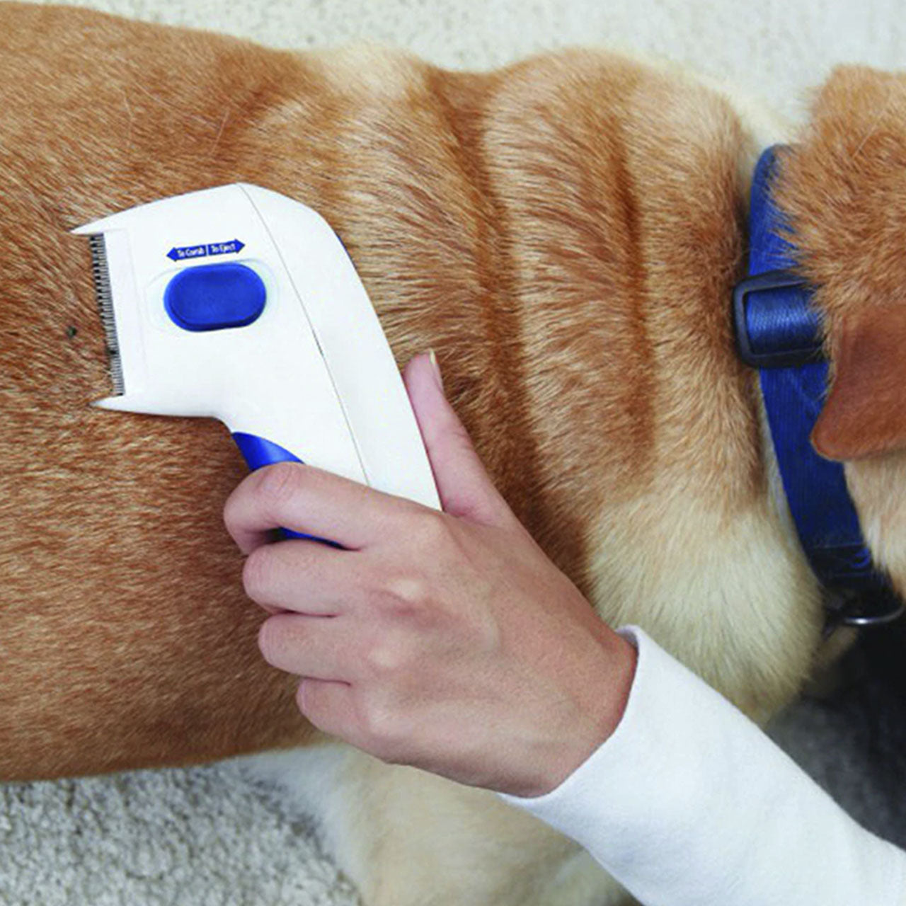 Pieptene electric impotriva puricilor Ultrasonic Flee Doctor