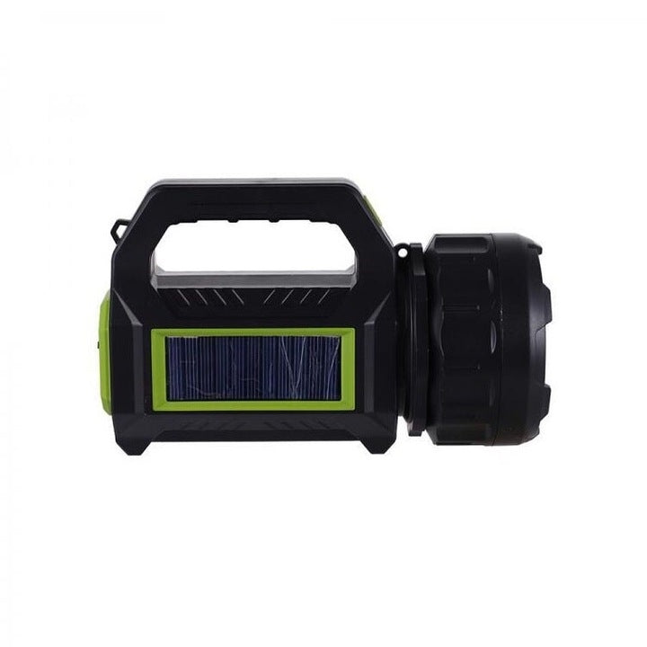 Lanternă cu Încărcare Solară și USB HEL-T95, LED COB 10W, 600 lm, Acumulator 20000 mAh