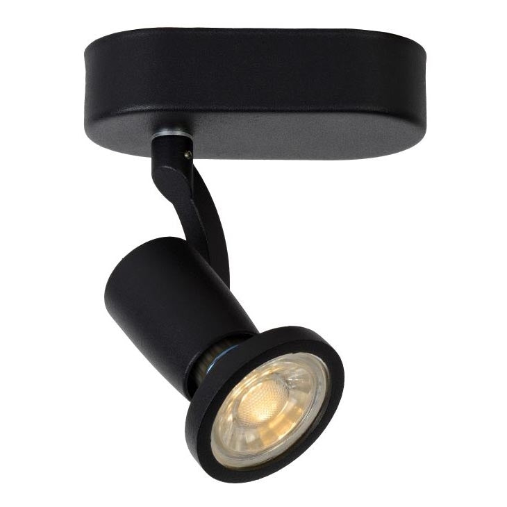 Spot Aplicat JASTER-L, Negru, LED GU10 5W, Lumină Caldă 2700K