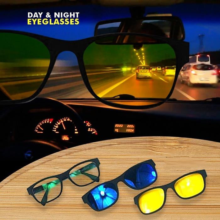 Ochelari de soare 3in1 cu lentile interschimbabile Magic Vision