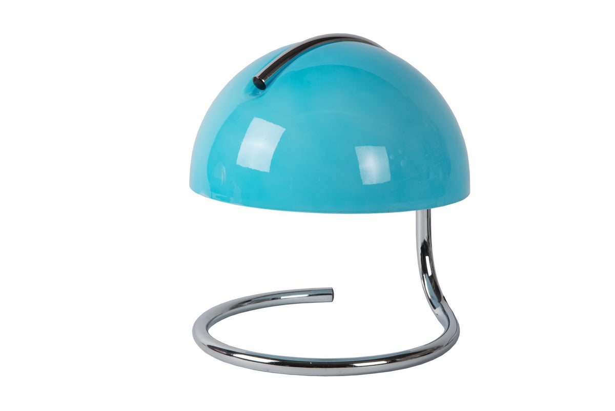 Lampă de Masă CATO din Sticlă Albastră, Ø23,5 cm, 1 x E27