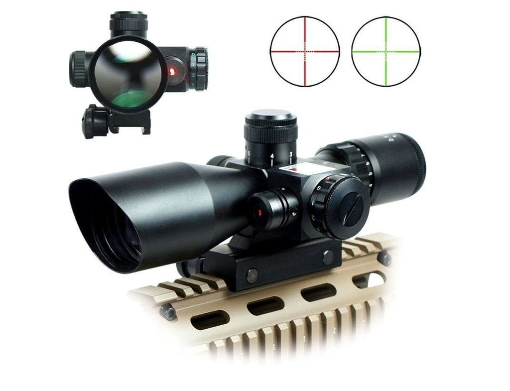 Luneta pentru arma cu laser si reticul iluminat ACM