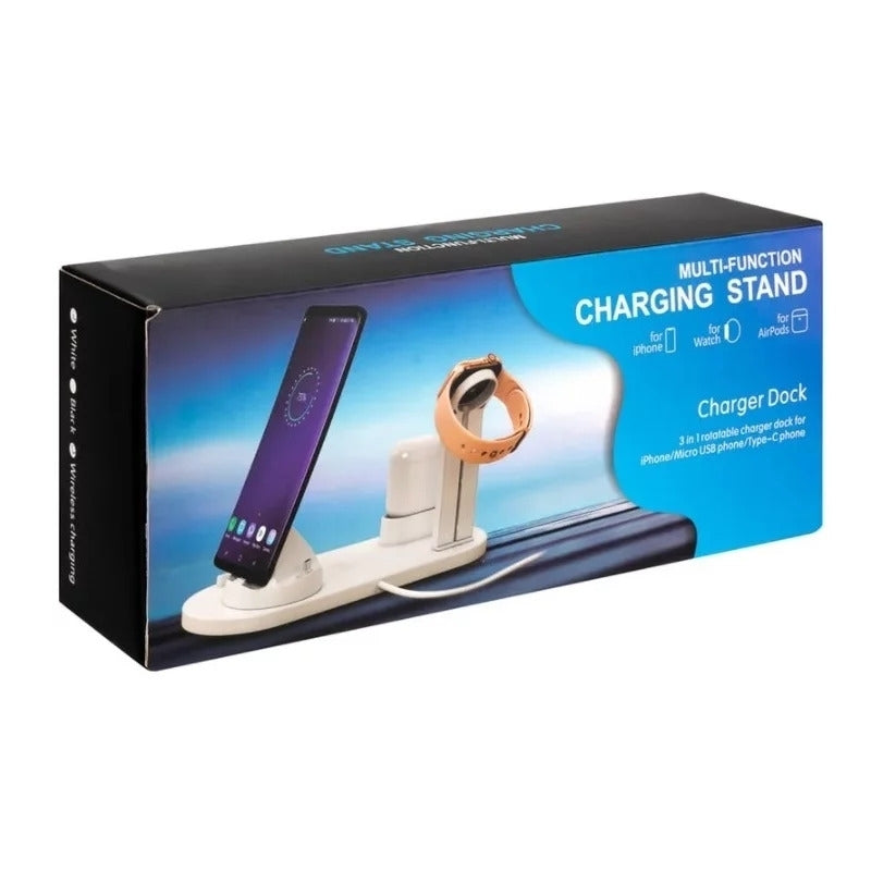 Statie de incarcare  wireless 4 in 1, Fast Charge