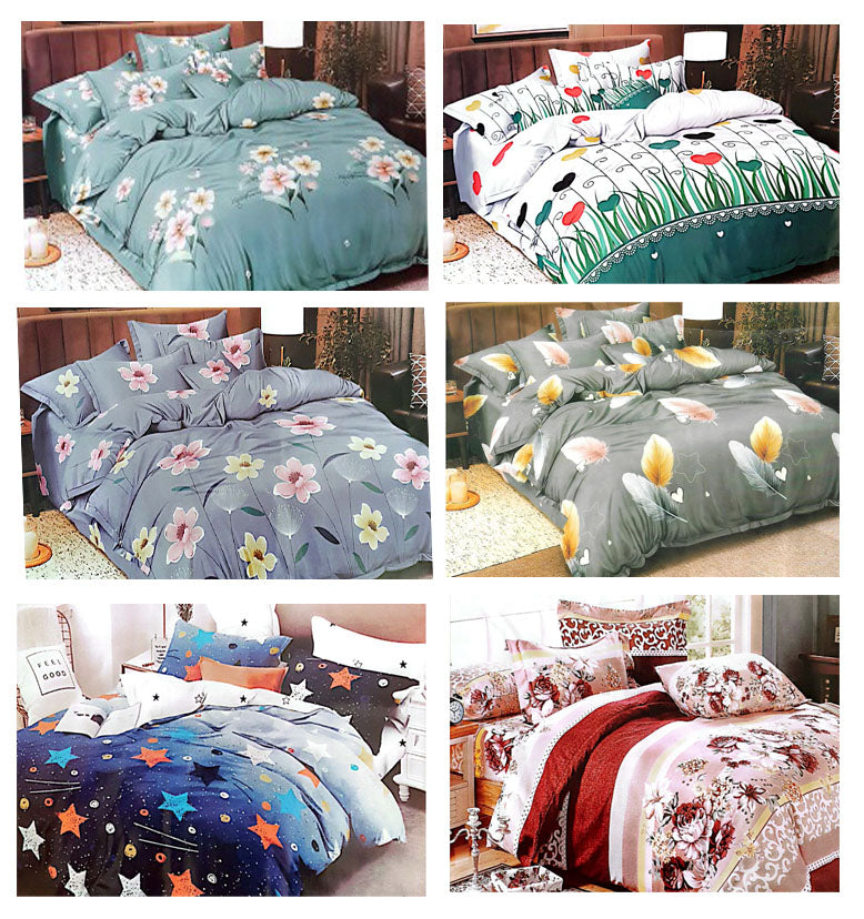 Oferta LICHIDARE DE STOC LENJERIE DE PAT 4 PIESE FINET 180X230, MODEL FLORAL, BOXA BLUETOOTH, HAMAC