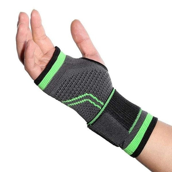 Orteză Elastică pentru Încheietura Mâinii, Ajustabilă cu Velcro, Mărime Universală Stânga/Dreapta