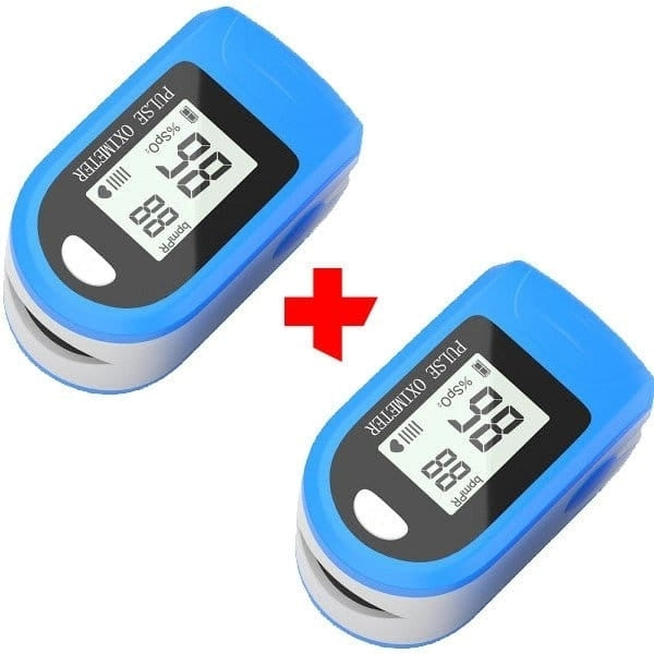 Pachet Special 1+1 Gratis Pulsometru / oximetrul digital pentru deget cu display