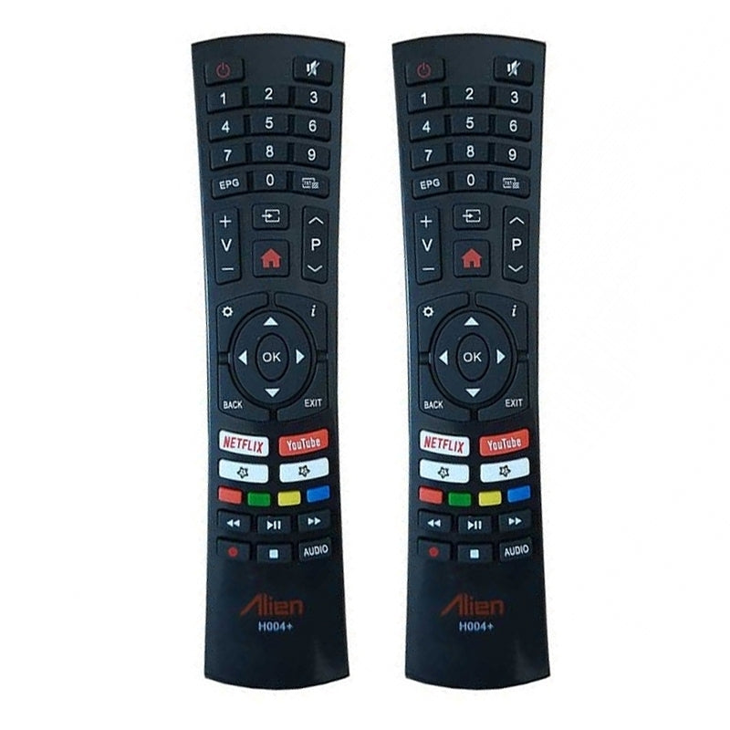 Pachet 2 telecomenzi Smart-tech H004+ Diamant, Akai, Starlight, Blaupunkt, Vortex, Vision Touch