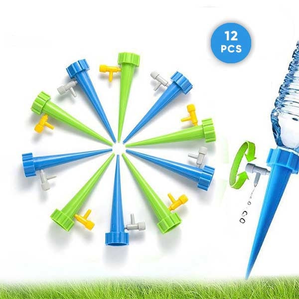 Set 12 dispozitive pentru udarea plantelor și florilor prin picurare