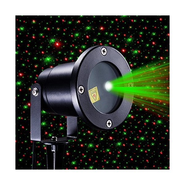 Proiector laser motion cu telecomanda pentru exterior/interior
