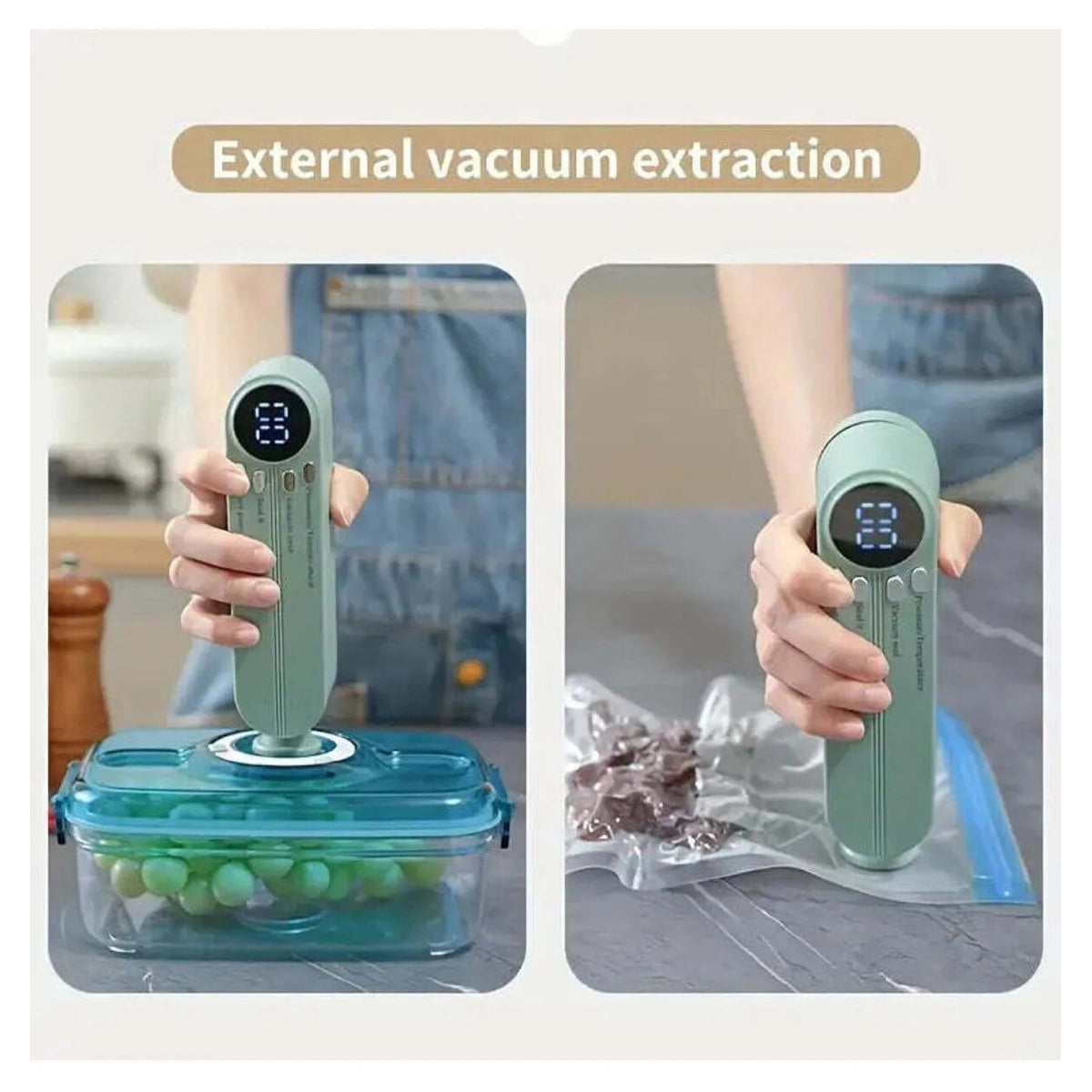 Mini Aparat de Sigilat Pungi, Reîncărcabil USB, Portabil, pentru Păstrarea Alimentelor