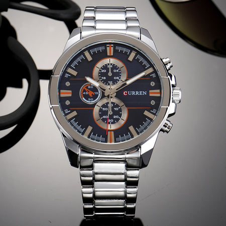 Ceas de mana barbatesc , casual bussines elegant, curea metalica