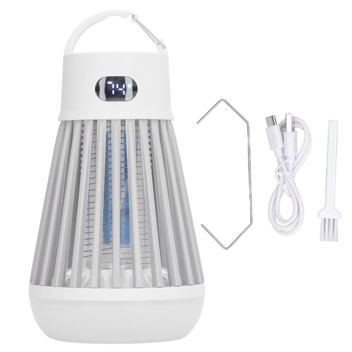 Lampă Anti-Insecte 2 în 1 cu Lumină UV și Iluminare, Portabilă, Impermeabilă, pentru Camping