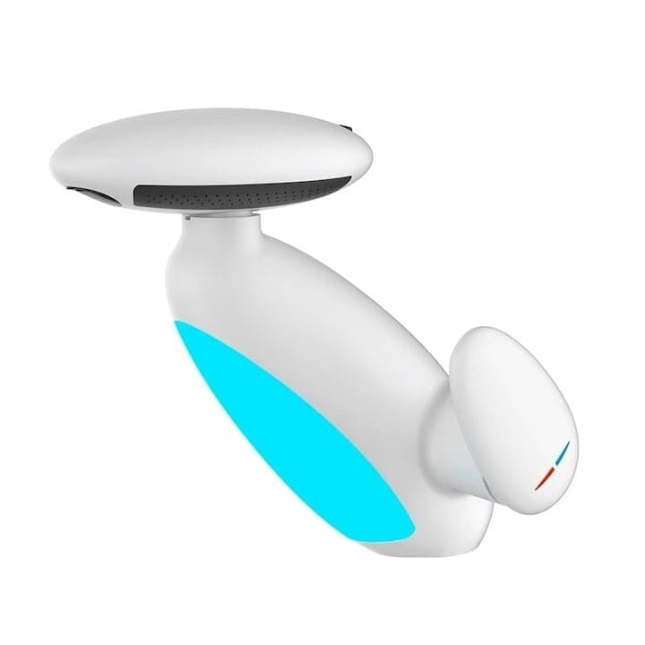 Baterie Lavoar cu Cap Extensibil, Rotire 360° și Lumină Ambientală LED, Albă