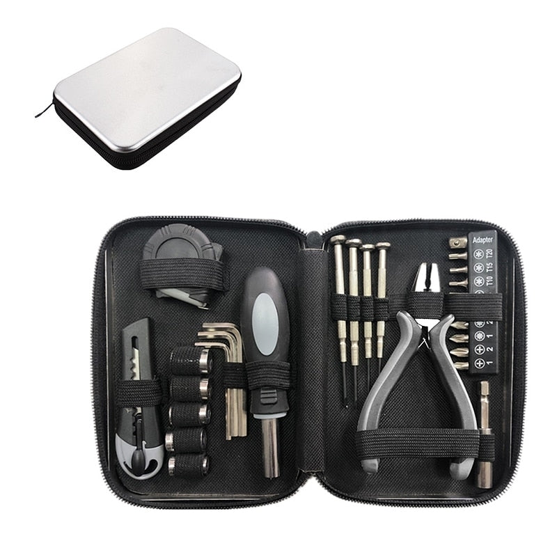 Set șurubelnițe de precizie 27 piese – multifuncțional, cu cutie de depozitare