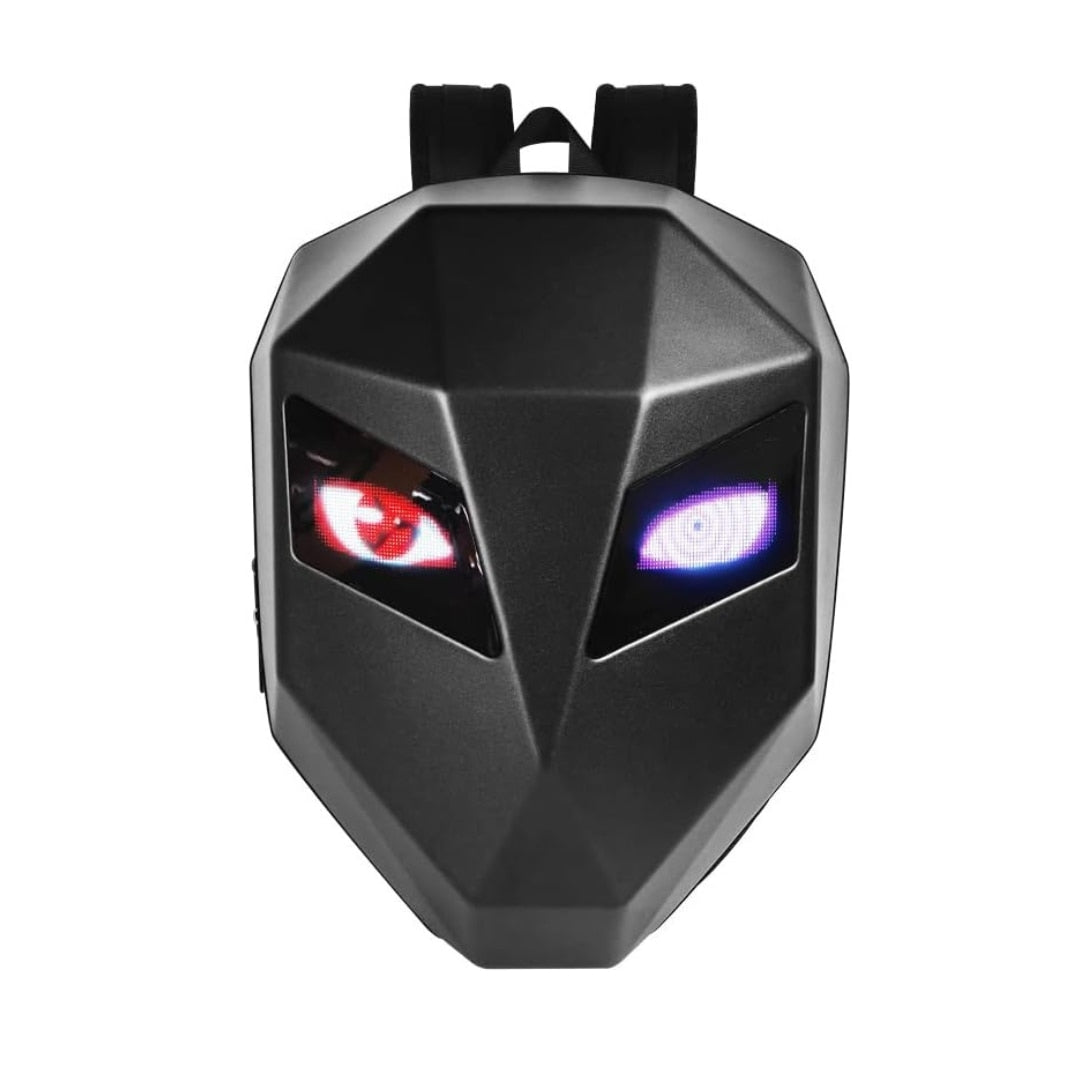 Rucsac pentru Motocicliști cu Ecran LED Personalizabil, Impermeabil, cu Benzi Reflectorizante