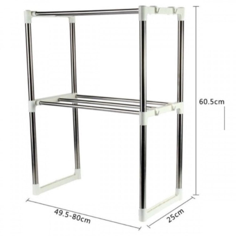 Raft Multifuncțional Extensibil – Ideal pentru Microunde, Birou sau Baie