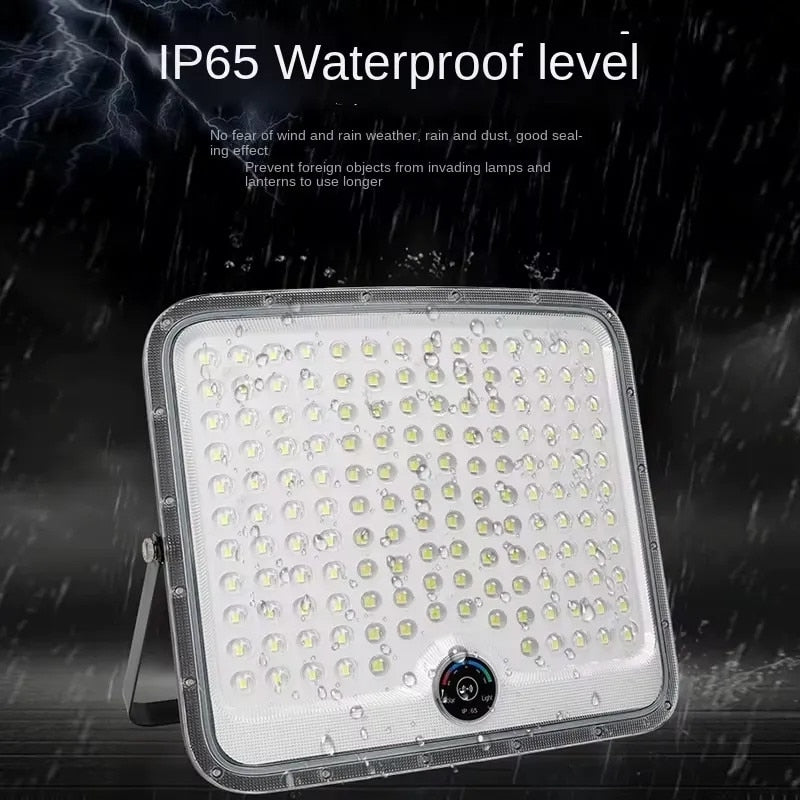 Proiector LED Solar 600W cu Panou Solar Separat, IP65, pentru Exterior