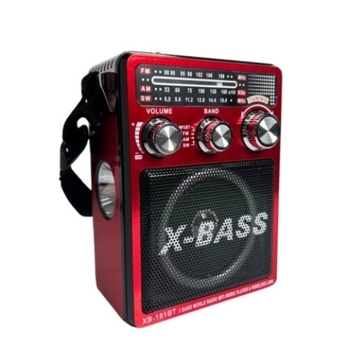 Radio portabil XB-182URT, 3 benzi, suport card SD/USB.