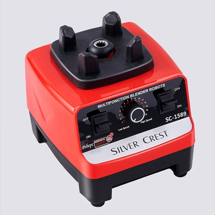 Blender SilverCrest 800W cu Vas de 2 Litri, Negru/Roșu