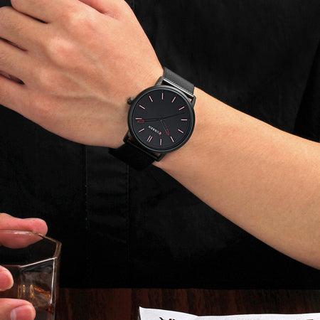 Ceas barbatesc Elegant Classic Slim curea metalica