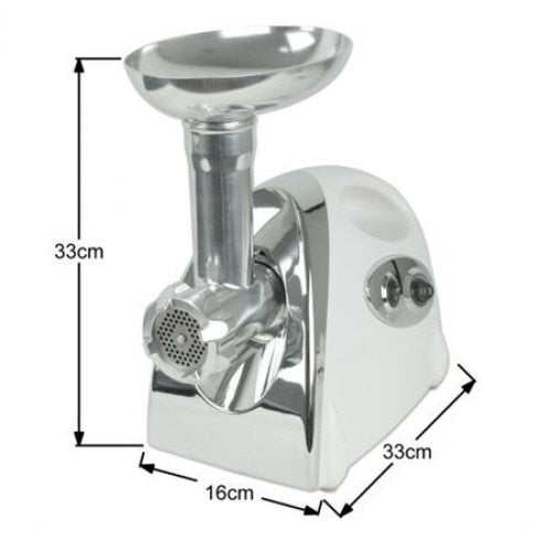Tocator Electric de Carne 2800W cu Funcție Umplere Cârnați și Lame Inox