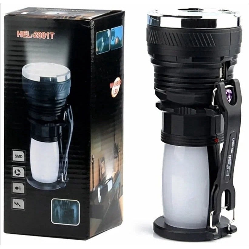Lanterna reincarcabila pentru camping cu 3 moduri de iluminare