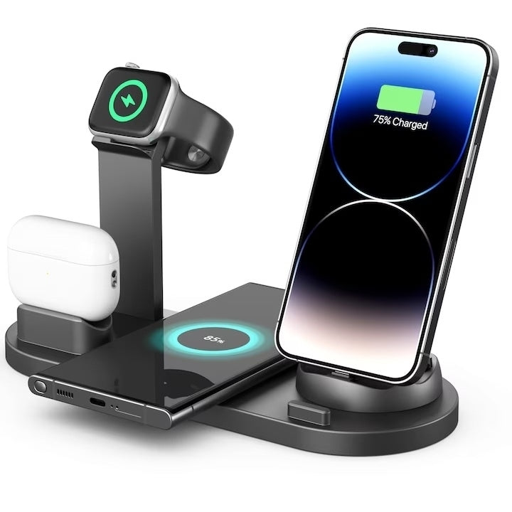 Statie de incarcare  wireless 4 in 1, Fast Charge