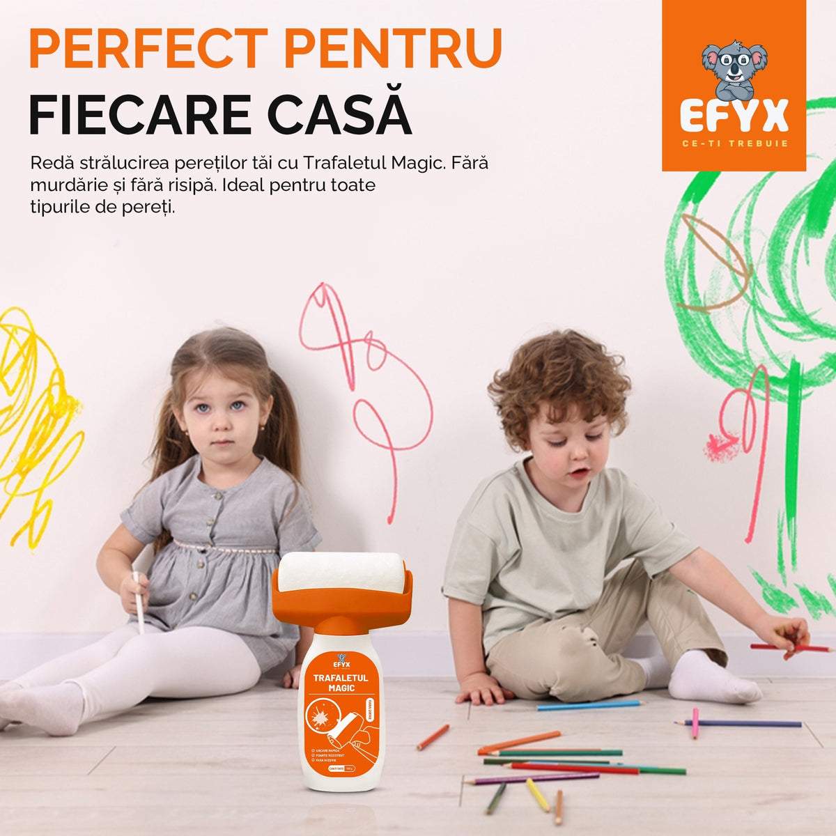 Trafalet cu Rezervor de Vopsea 500 ml, Reutilizabil și Lavabil, fără Tăviță