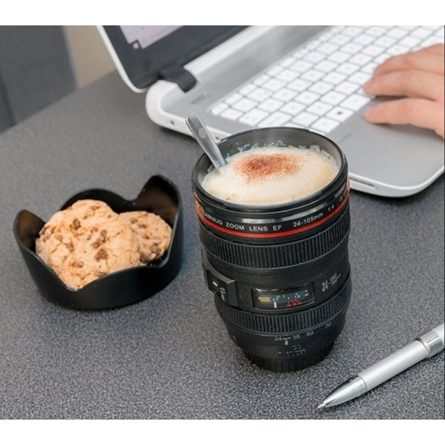 Cana termos tip obiectiv foto, 400 ml