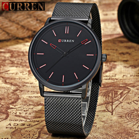 Ceas barbatesc Elegant Classic Slim curea metalica