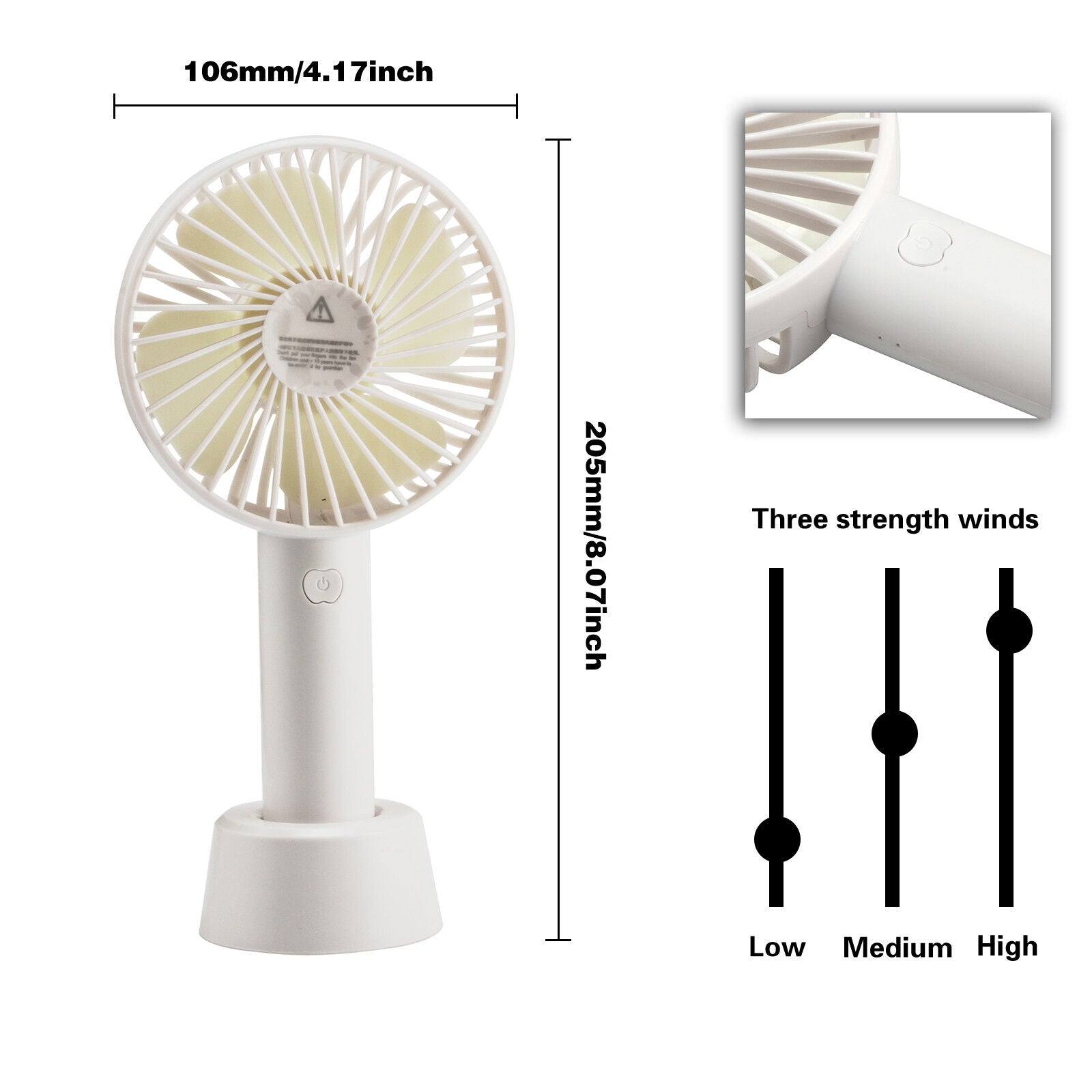 Mini ventilator de mana cu acumulator reincarcabil Rezultate Garantate