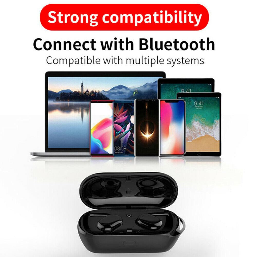Casti Audio Handsfree fara fir cu functie touch si Bluetooth 5.0