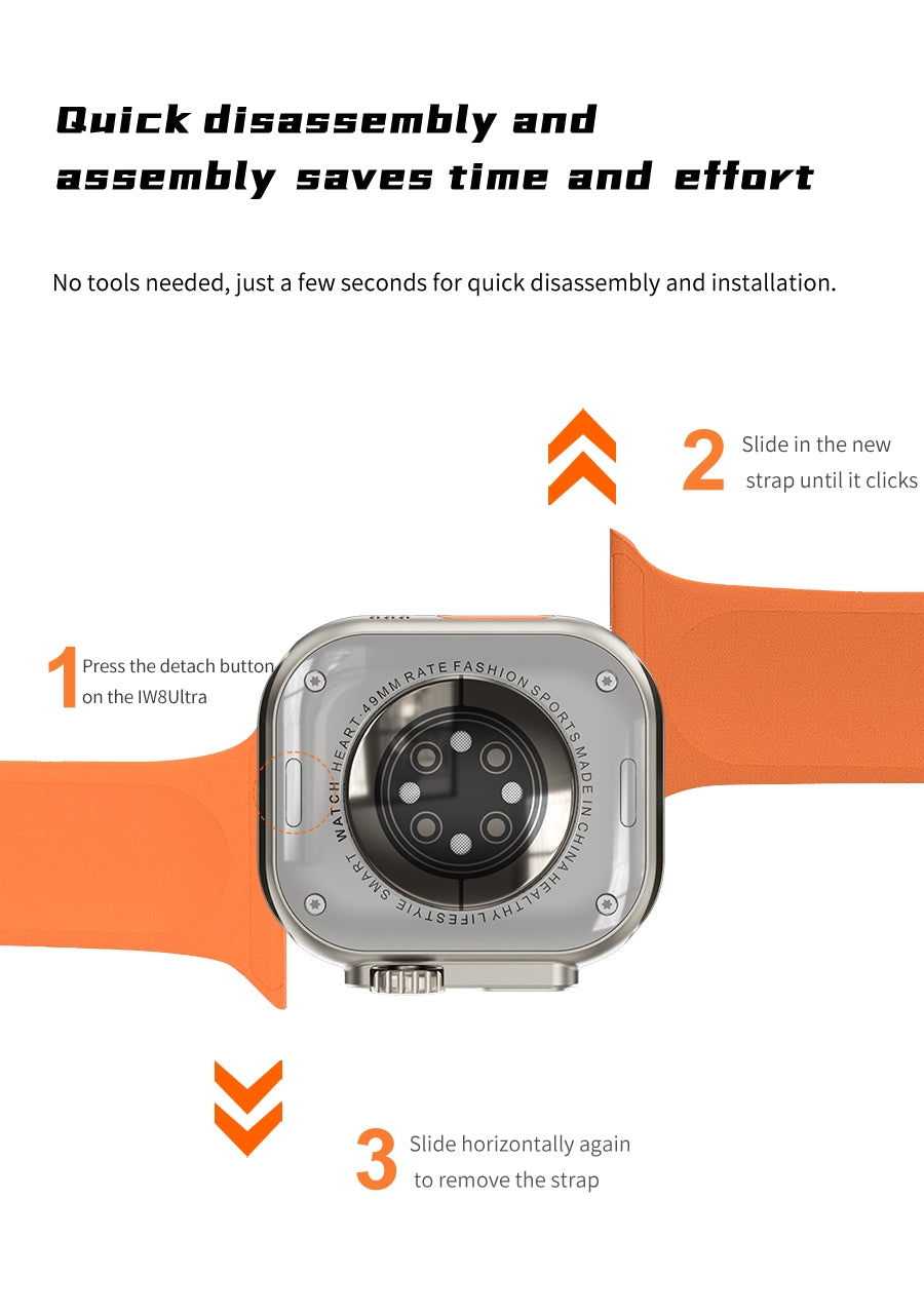 Smartwatch Wearfit Pro A18 Ultra, Carcasa Titatnium – Descopera Performanță și Eleganță Într-un Singur Dispozitiv