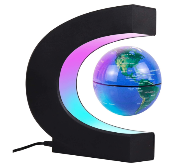 Glob pamantesc magnetic, plutitor si iluminare LED