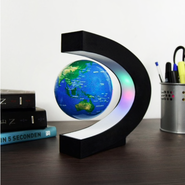 Glob pamantesc magnetic, plutitor si iluminare LED
