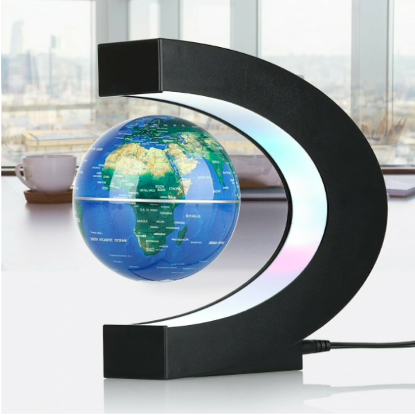Glob pamantesc magnetic, plutitor si iluminare LED