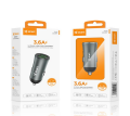 X-start 3.6A dual USB car charger