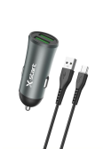 X-start 3.6A dual USB car charger +USB - TYPE-C data cable