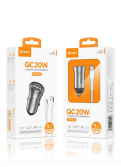 X-start QC 3.0 20W super fast charging charger+USB-TYPE-C Data Cable