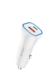 X-start car charger design 38WQC3.0+PD super fast charging