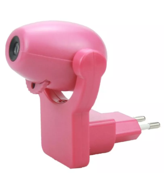 Lampa Veghe Led Roz cu proiectie pentru copii, 0.7W